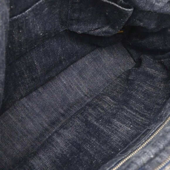 Chanel Navy Sparkling Denim Tote Handbag - Picture 8 of 10